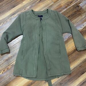 Madewell Sage Green Textured Cardigan